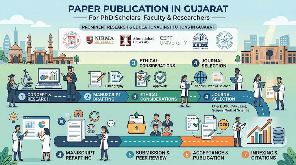 Paper Publication in Gujarat — For PhD Scholars, Faculty & Researchers