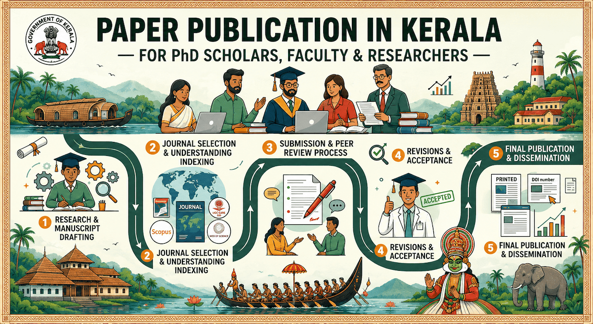 Paper Publication in Kerala — For PhD Scholars, Faculty & Researchers