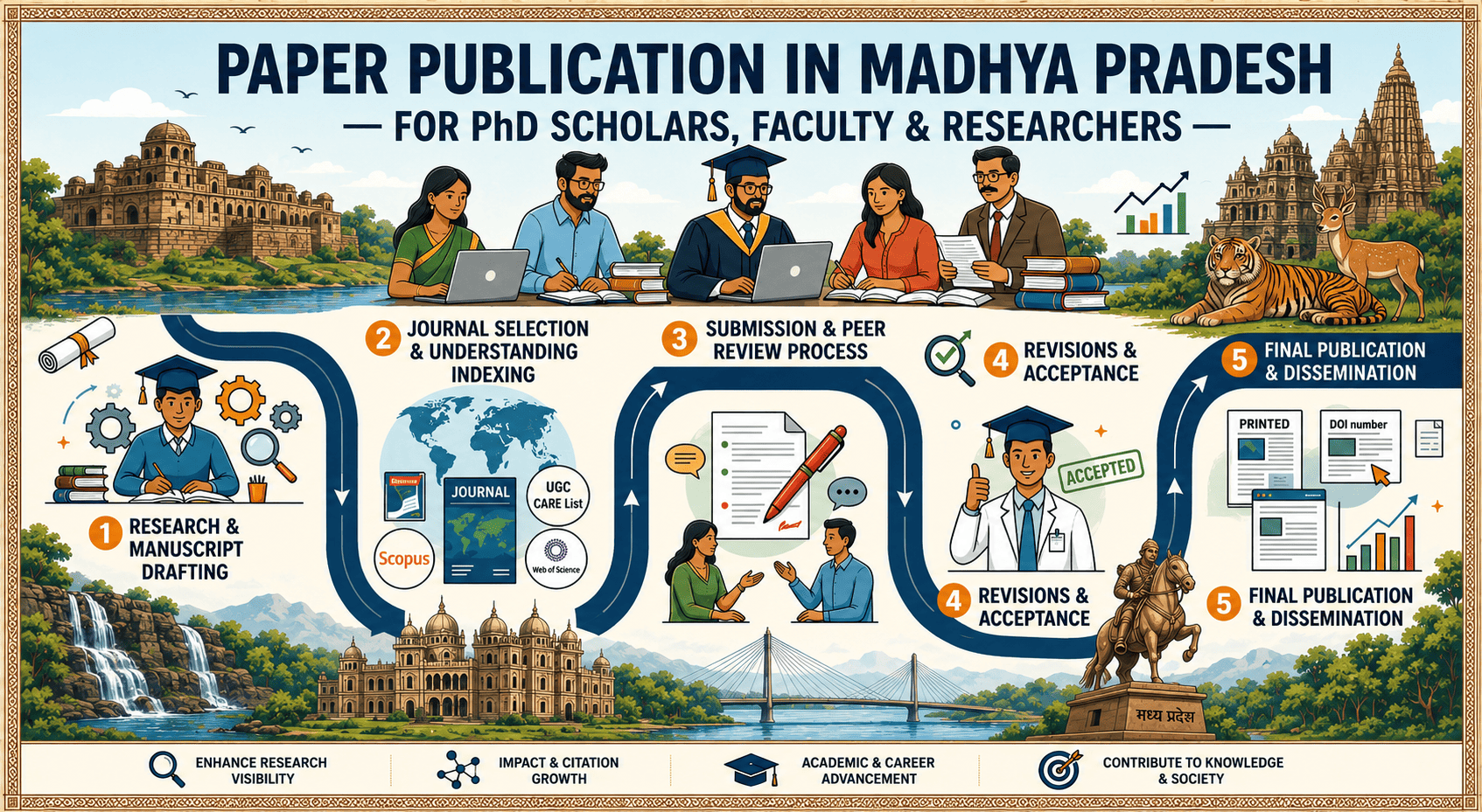 Paper Publication in Madhya Pradesh — For PhD Scholars, Faculty & Researchers