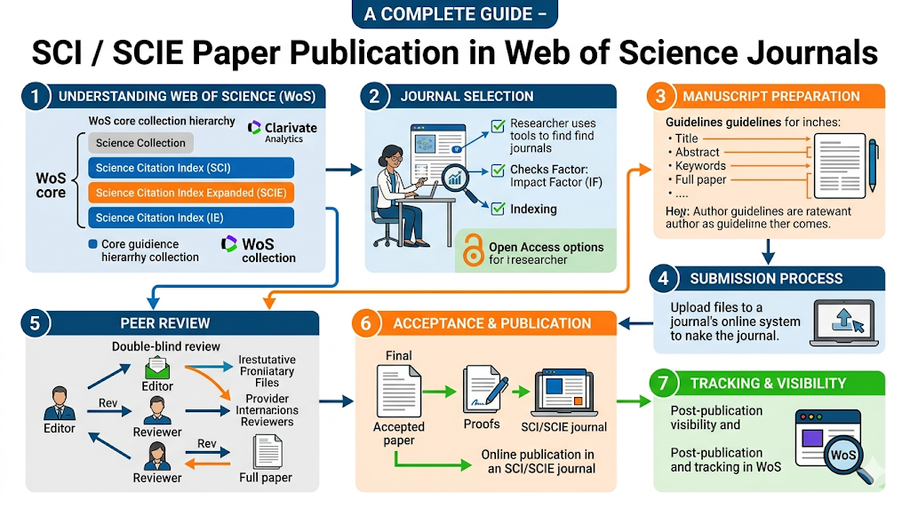 SCI / SCIE Paper Publication in Web of Science Journals — Complete Guide